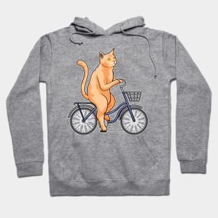 Cat with Bicycle Hoodie